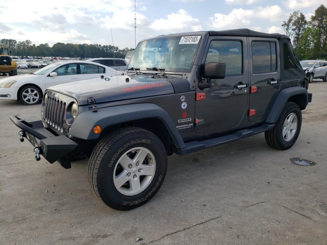 2017 JEEP WRANGLER UNLIMITED SPORT