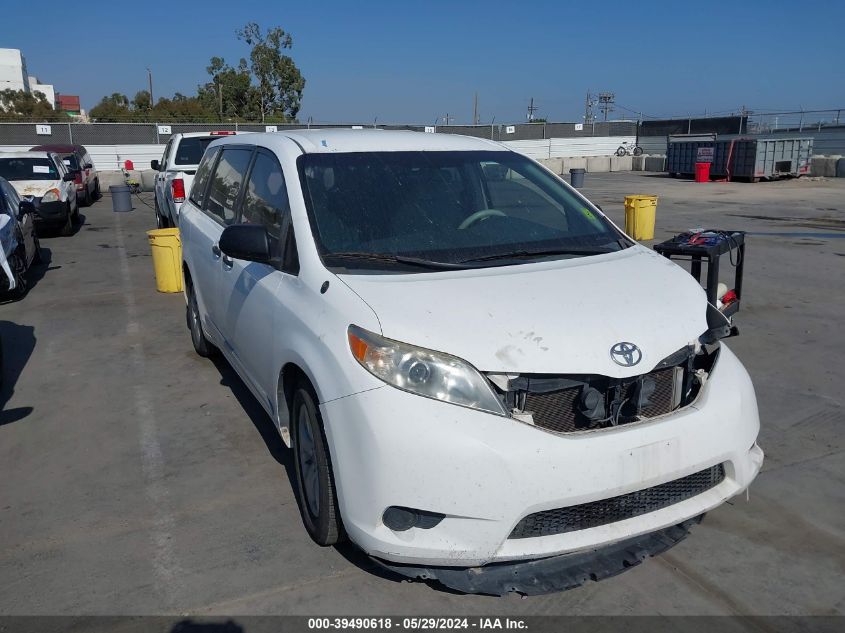 2011 TOYOTA SIENNA BASE V6