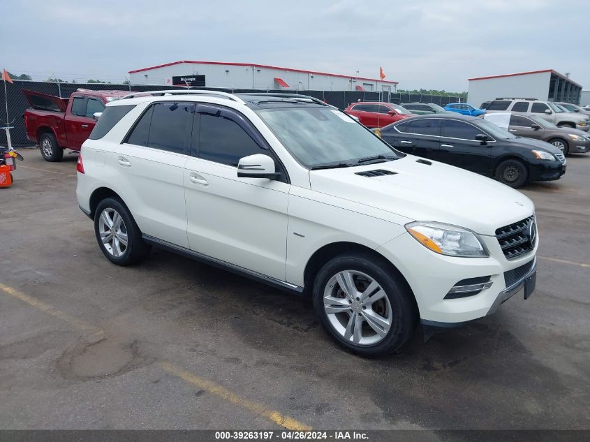 2012 MERCEDES-BENZ ML 350 4MATIC