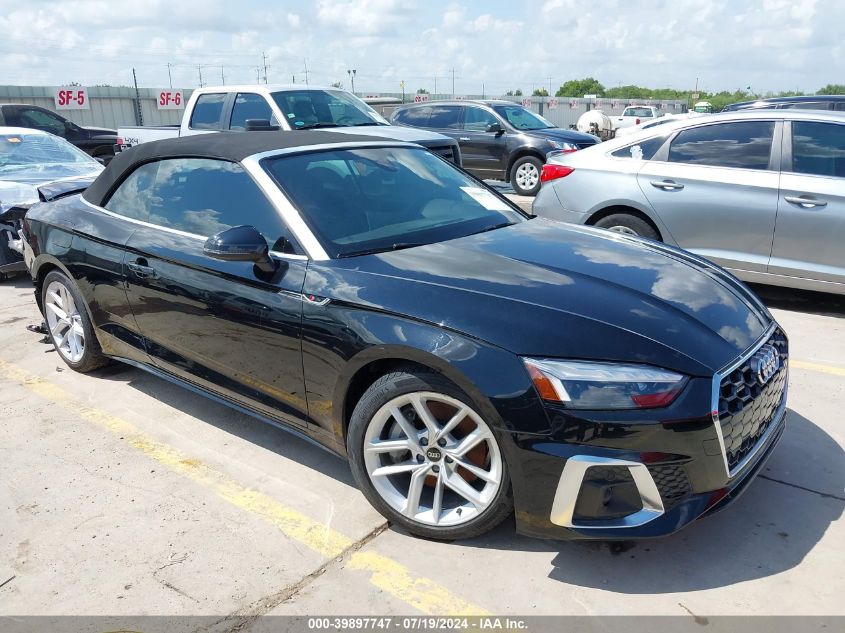 2023 AUDI A5 CABRIOLET PREMIUM 45 TFSI S LINE QUATTRO S TRONIC