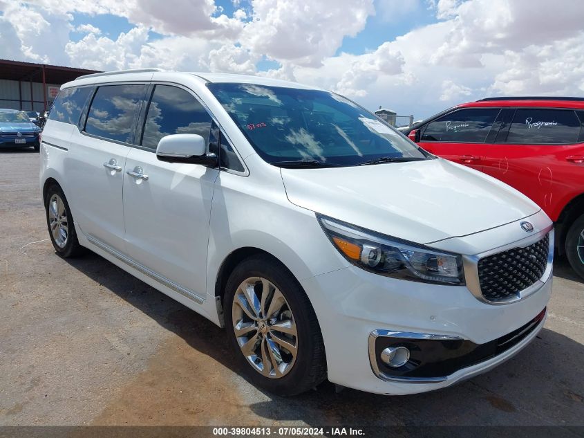 2018 KIA SEDONA SX LIMITED