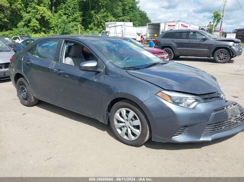 2016 TOYOTA COROLLA LE