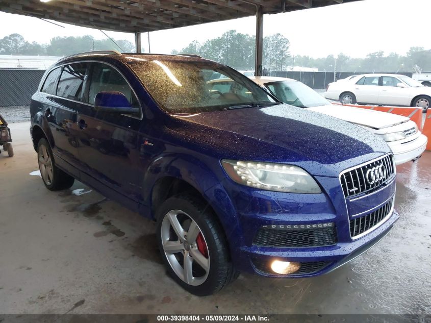 2012 AUDI Q7 3.0T S LINE PRESTIGE