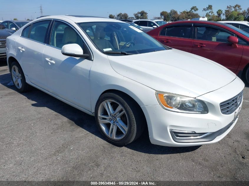 2014 VOLVO S60 T5/T5 PLATINUM/T5 PREMIER/T5 PREMIER PLUS