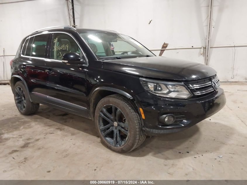 2013 VOLKSWAGEN TIGUAN SEL