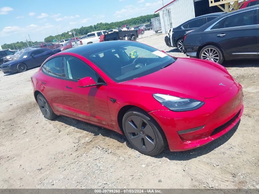 2023 TESLA MODEL 3 REAR-WHEEL DRIVE