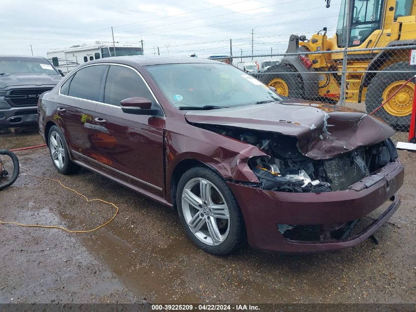 2013 VOLKSWAGEN PASSAT 2.5L SEL