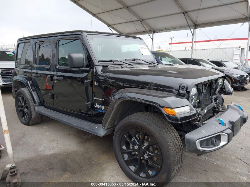 2022 JEEP WRANGLER 4XE UNLIMITED SAHARA 4X4