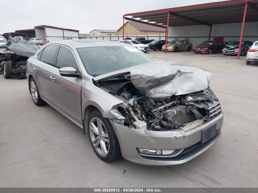 2013 VOLKSWAGEN PASSAT 3.6L V6 SEL PREMIUM