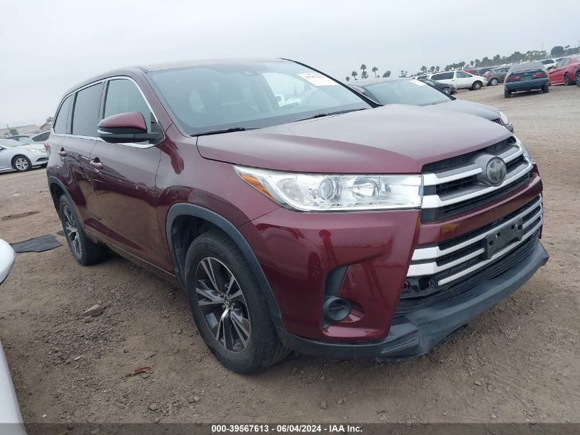 2017 TOYOTA HIGHLANDER LE