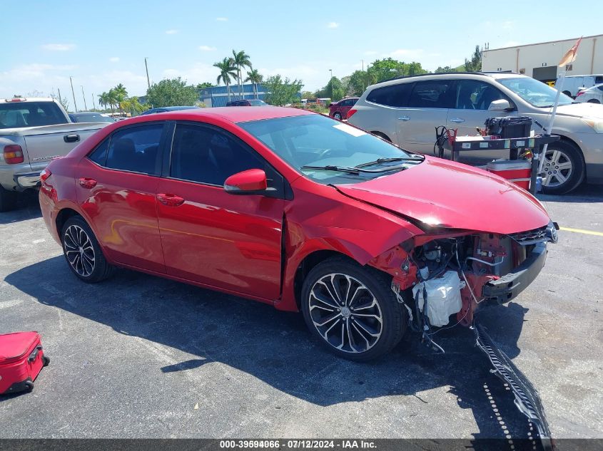 2014 TOYOTA COROLLA S PLUS