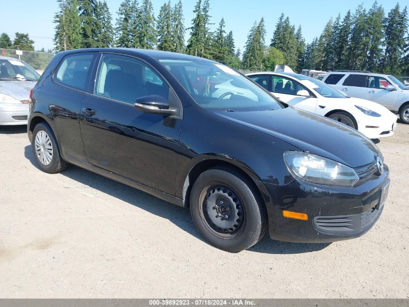 2011 VOLKSWAGEN GOLF 2.5L 2-DOOR