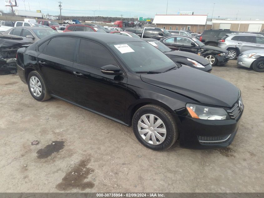 2012 VOLKSWAGEN PASSAT 2.5L S