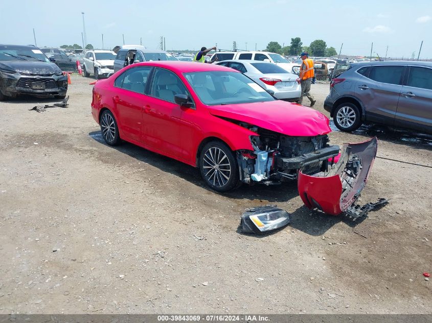 2016 VOLKSWAGEN JETTA 1.8T SPORT