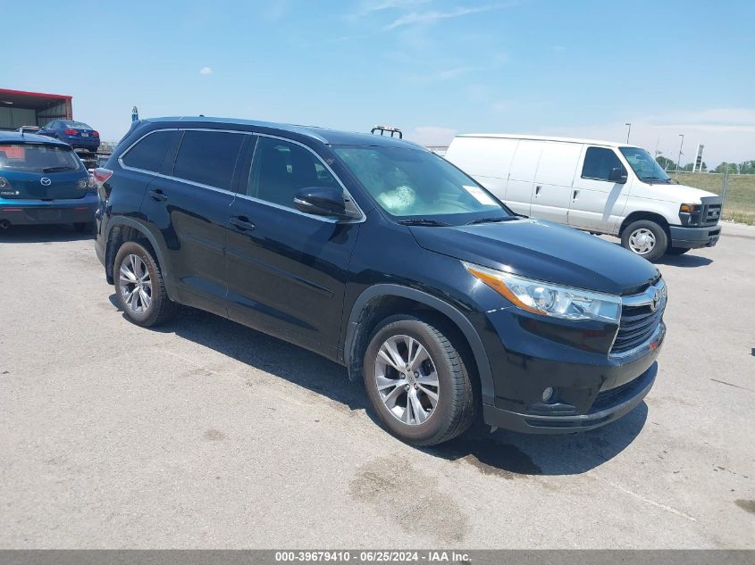 2015 TOYOTA HIGHLANDER XLE V6