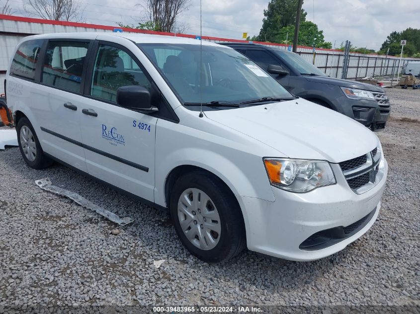 2016 DODGE GRAND CARAVAN AMERICAN VALUE PKG