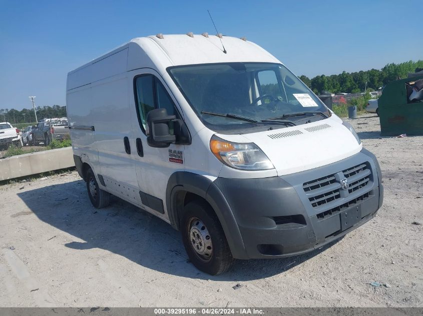 2017 RAM PROMASTER 2500 HIGH ROOF 136 WB