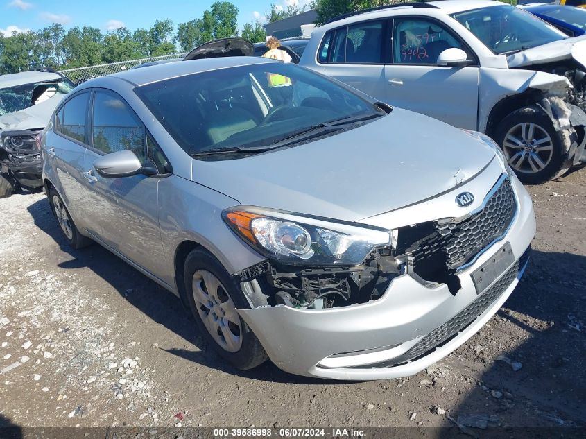 2015 KIA FORTE LX