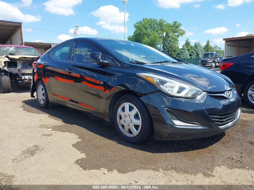 2016 HYUNDAI ELANTRA SE