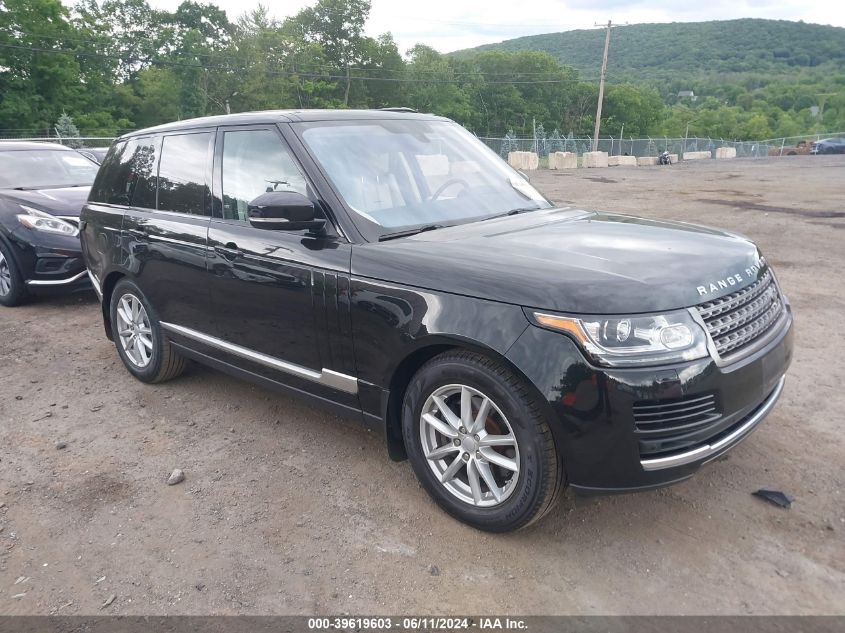 2016 LAND ROVER RANGE ROVER 3.0L V6 TURBOCHARGED DIESEL TD6