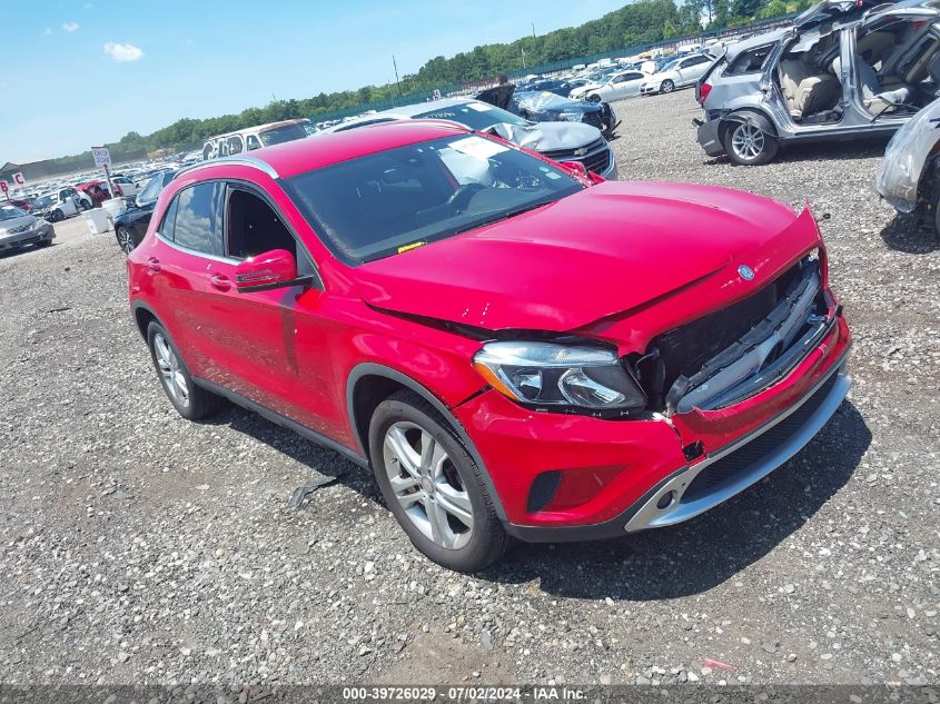 2016 MERCEDES-BENZ GLA 250