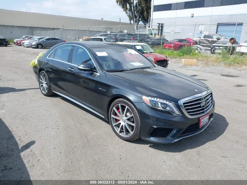 2015 MERCEDES-BENZ S 63 AMG 4MATIC