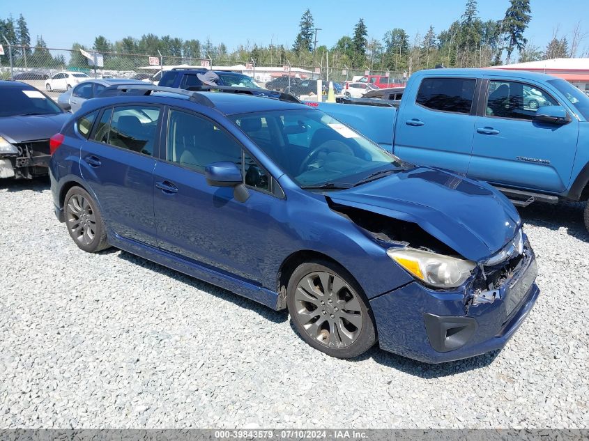 2013 SUBARU IMPREZA 2.0I SPORT LIMITED