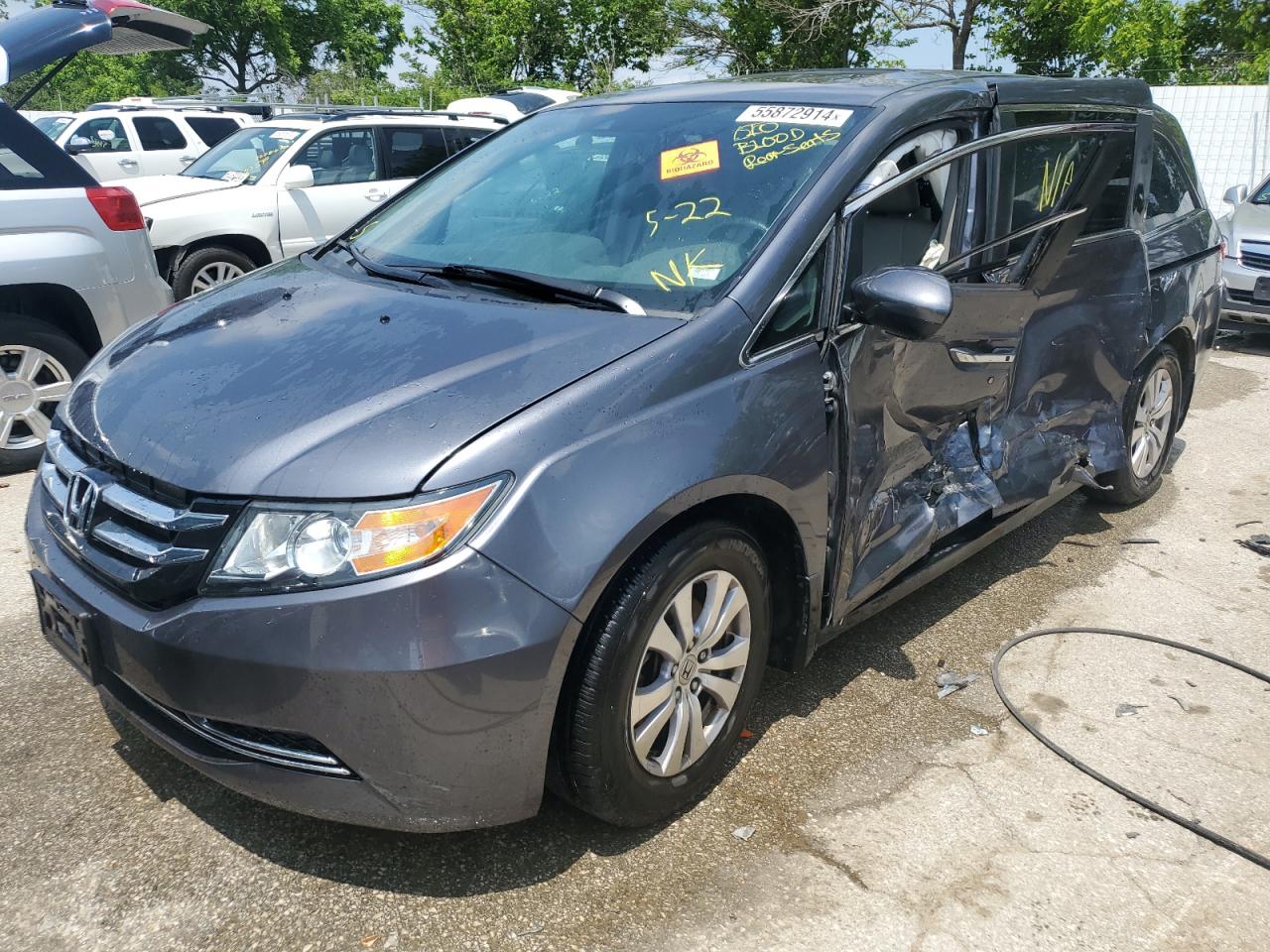 2014 HONDA ODYSSEY EXL