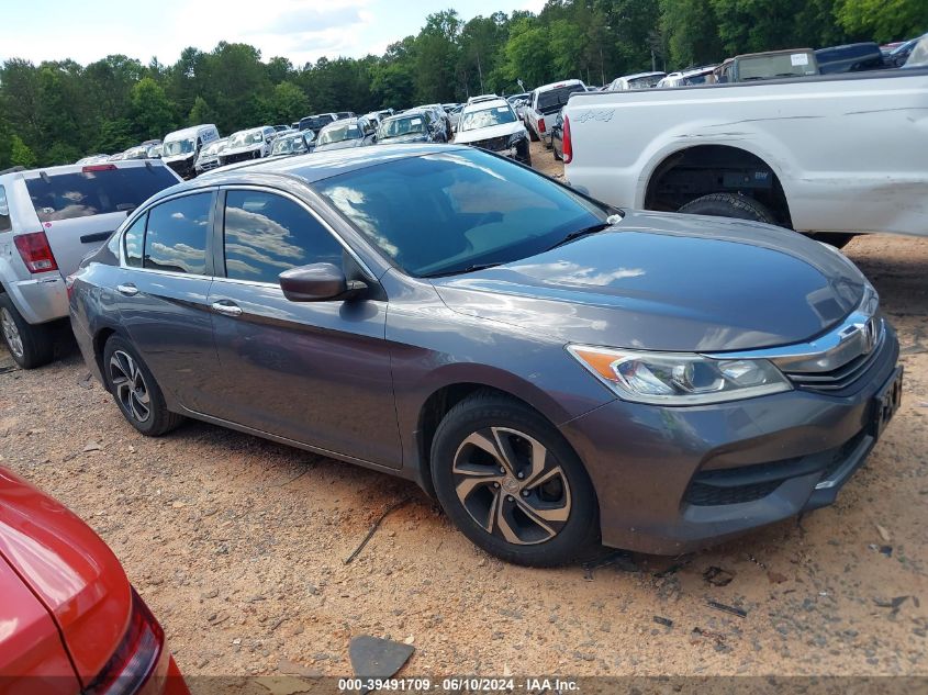 2016 HONDA ACCORD LX