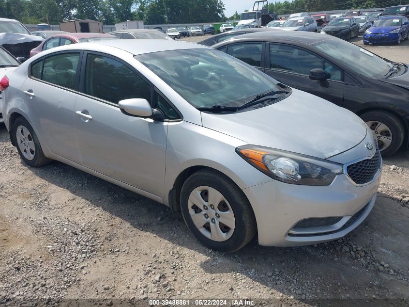 2016 KIA FORTE LX