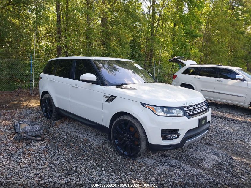 2016 LAND ROVER RANGE ROVER SPORT 3.0L V6 SUPERCHARGED HSE