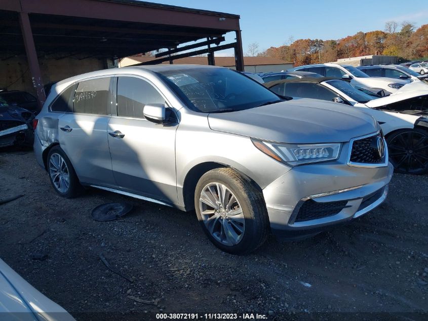 2018 ACURA MDX W/TECHNOLOGY PACKAGE & ACURAWATCH PLUS PKG