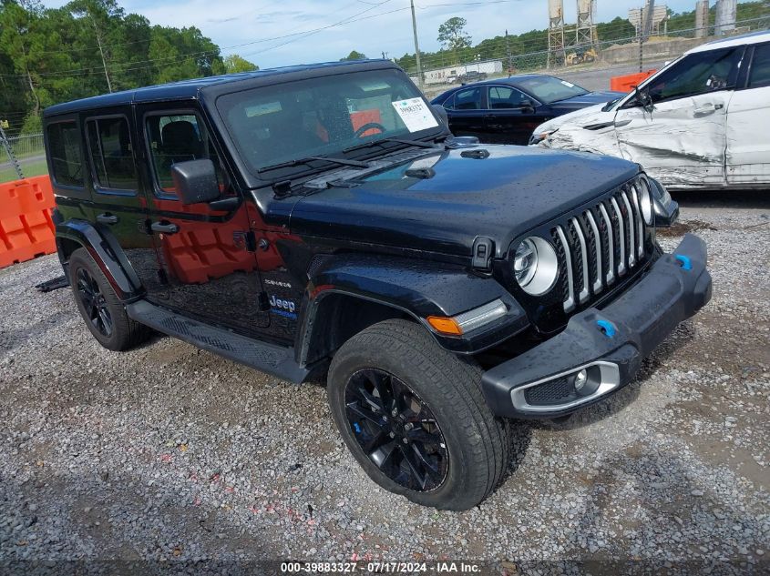 2022 JEEP WRANGLER 4XE UNLIMITED SAHARA 4X4