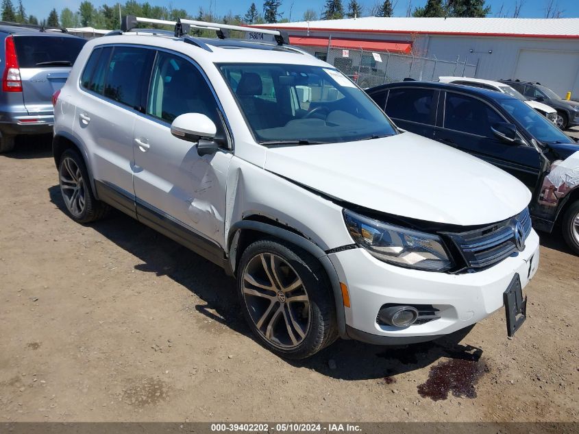 2017 VOLKSWAGEN TIGUAN 2.0T SEL