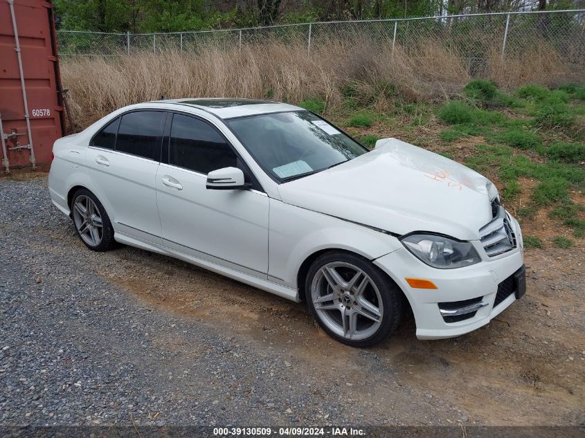 2012 MERCEDES-BENZ C 300 LUXURY 4MATIC/SPORT 4MATIC