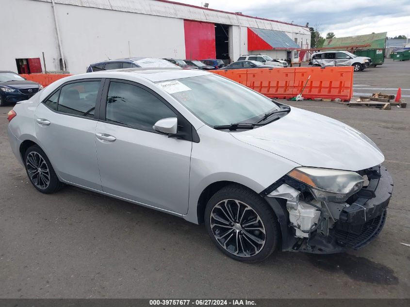 2015 TOYOTA COROLLA S PLUS