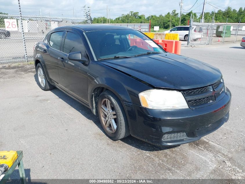 2012 DODGE AVENGER SXT