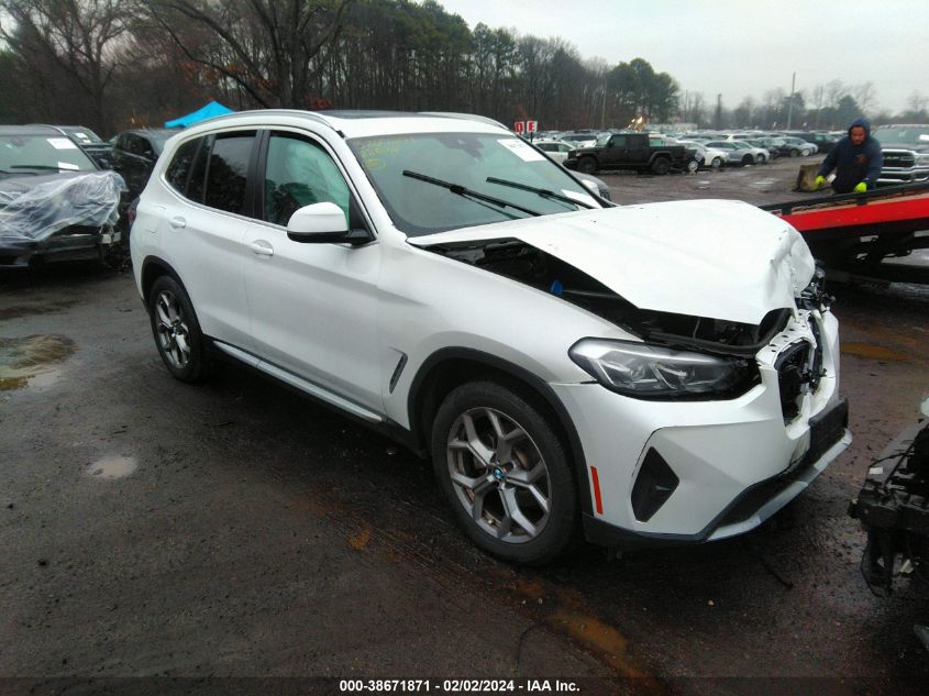 2022 BMW X3 XDRIVE30I