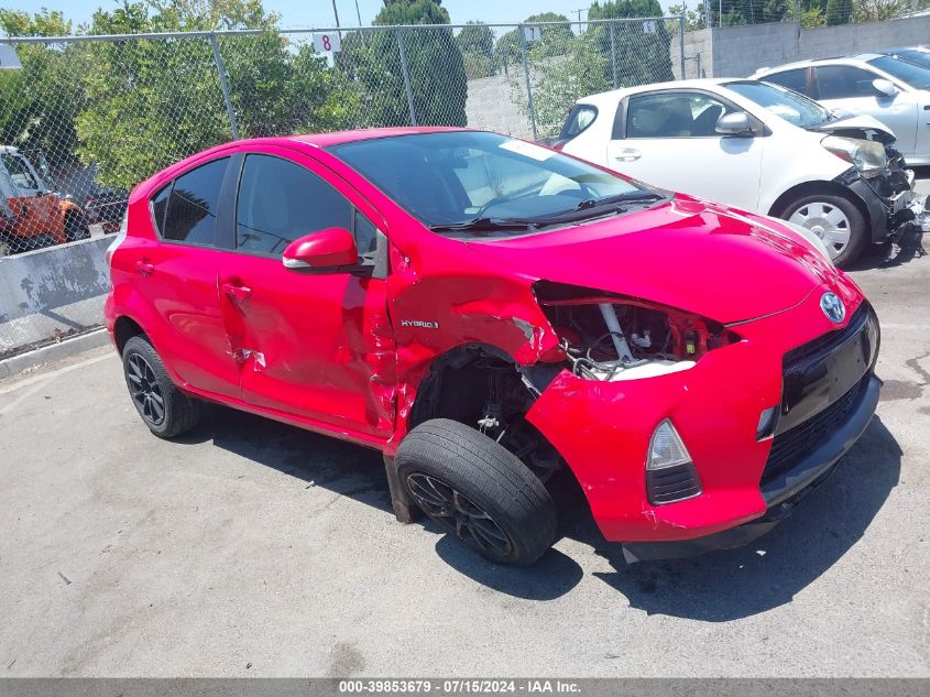 2013 TOYOTA PRIUS C ONE