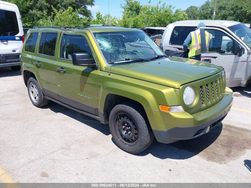 2012 JEEP PATRIOT SPORT