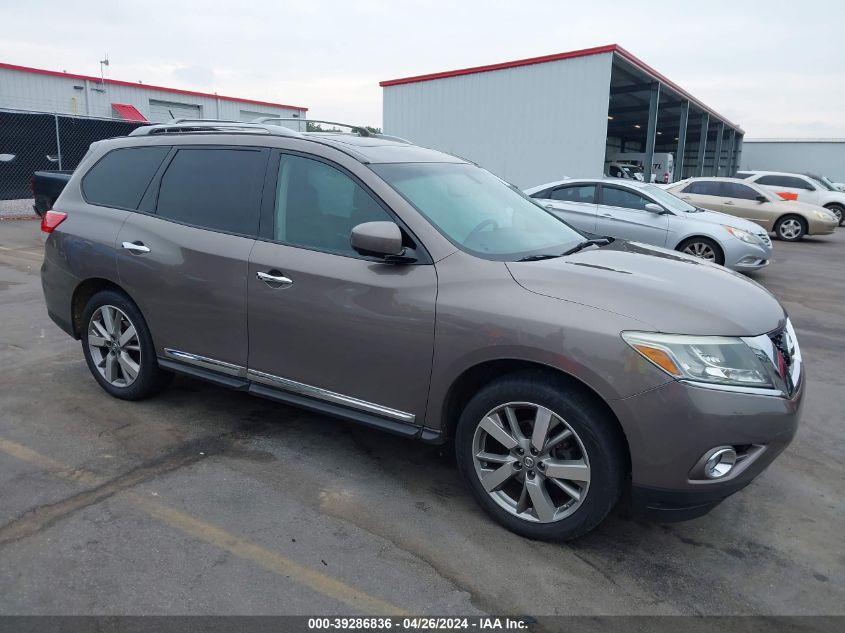 2014 NISSAN PATHFINDER PLATINUM