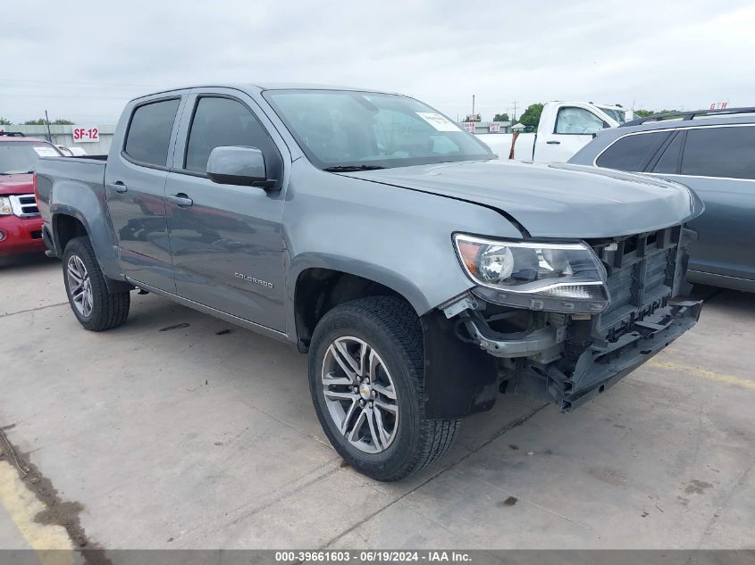 2022 CHEVROLET COLORADO 2WD  SHORT BOX WT