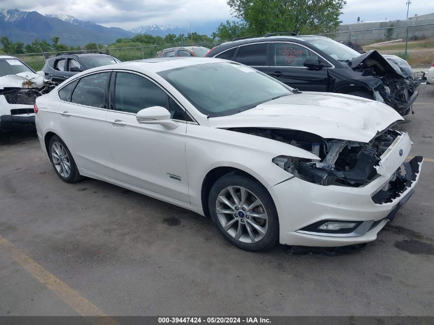 2017 FORD FUSION ENERGI SE LUXURY