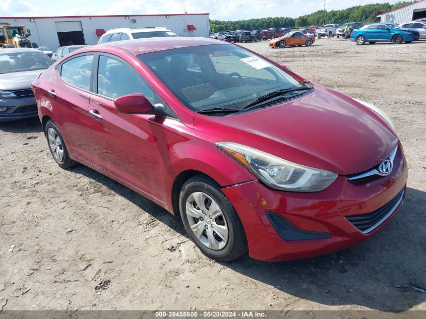 2016 HYUNDAI ELANTRA SE