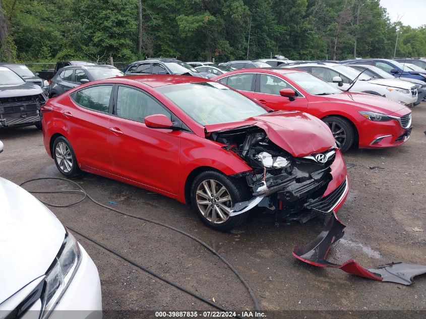 2015 HYUNDAI ELANTRA SE