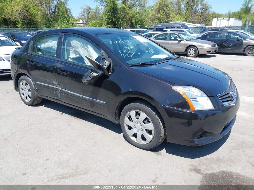 2012 NISSAN SENTRA 2.0 S