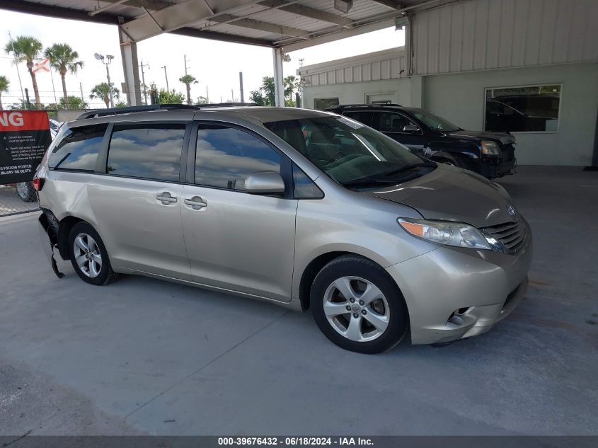 2015 TOYOTA SIENNA LE 8 PASSENGER