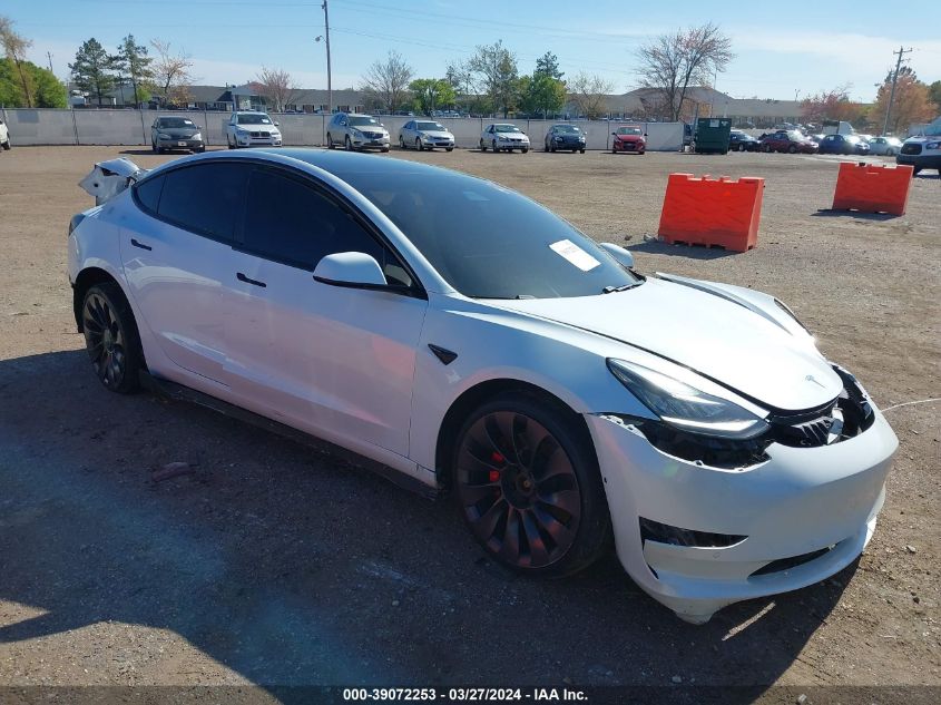 2021 TESLA MODEL 3 PERFORMANCE DUAL MOTOR ALL-WHEEL DRIVE