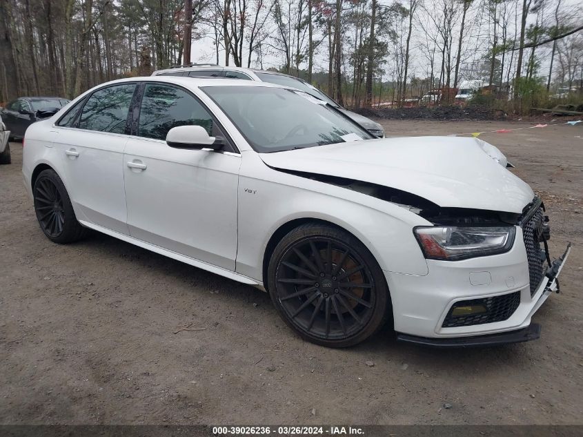 2014 AUDI S4 3.0T PREMIUM PLUS