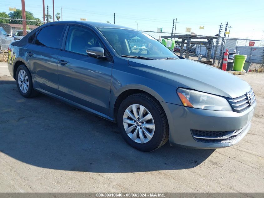 2012 VOLKSWAGEN PASSAT 2.5L S